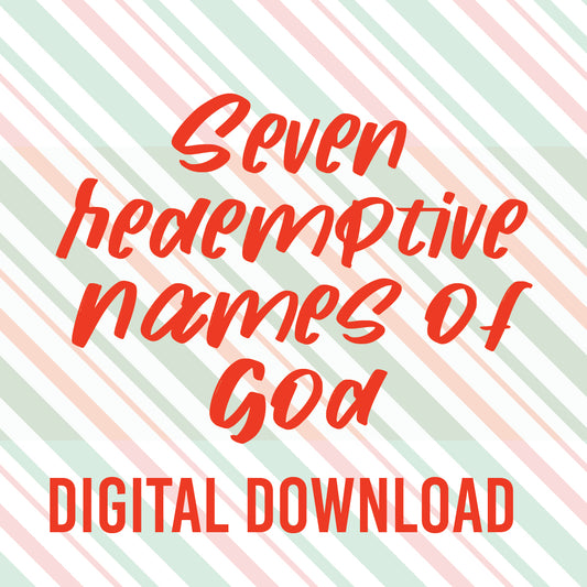 7 Redemptive Names of God
